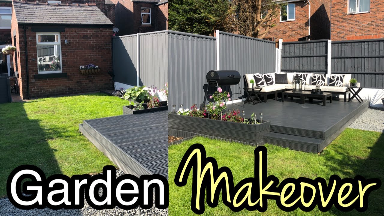GARDEN TRANSFORMATION GARDEN MAKEOVER REVEAL FULL DIY GARDEN