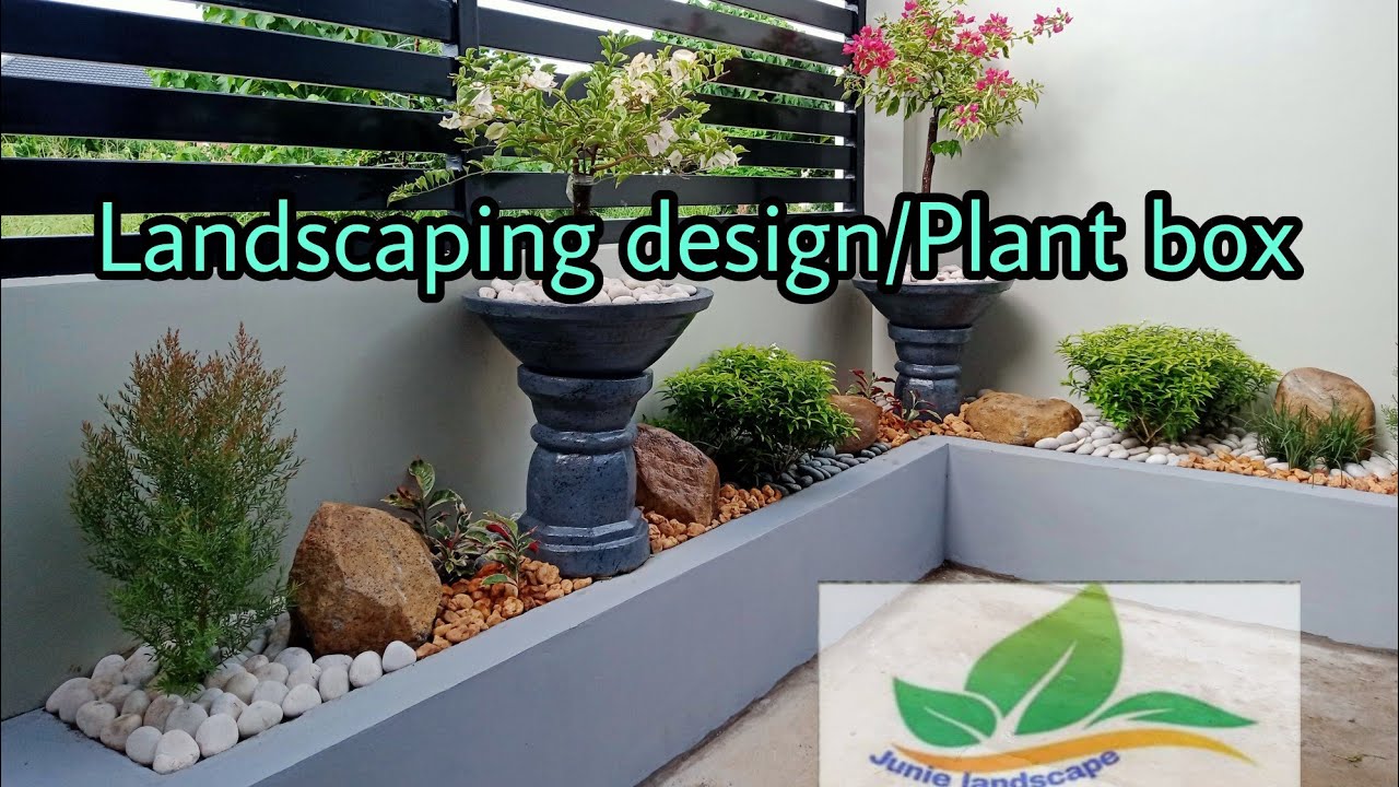 LANDSCAPING DESIGN /GARDEN IDEAS PLANT BOX/#landscaping #PLANTBOX # ...